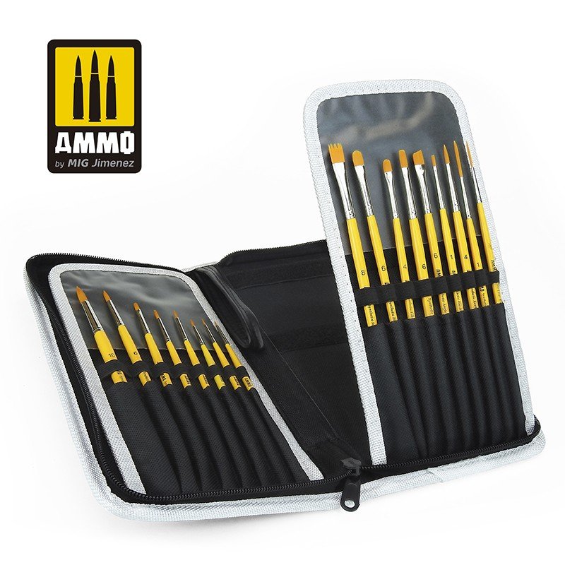 AMMO of Mig Jimenez 8580 Brush Arsenal - Brush Organization &amp;amp; Protective Storage – immagine 3