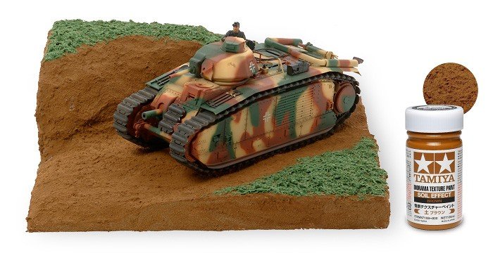 Tamiya 87108 Diorama Texture Paint (Soil Effect, Brown) – Bild 2