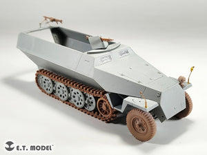 E.T. Model P35-406 WWII German Sd.kfz.251/Sd.kfz.11 Track links &amp;amp; Sprockets Late 3d Printed 1/35 – Bild 9