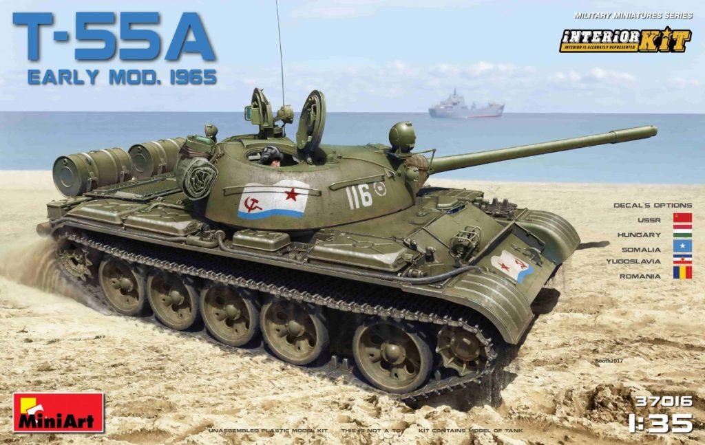 MiniArt 37016 T-55A Early Mod 1965 Interior Kit 1/35