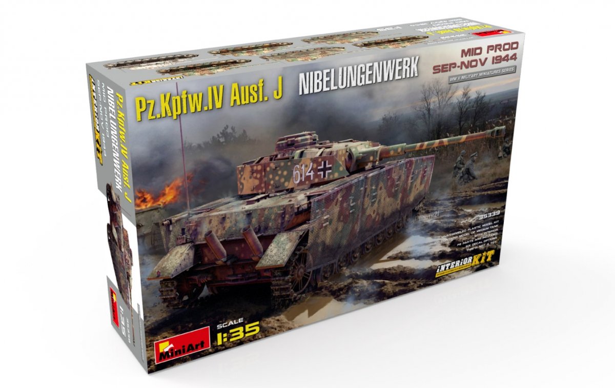 MiniArt 35339 Pz.Kpfw.IV Ausf. J Nibelungenwerk. MID PROD. SEP-NOV 1944 INTERIOR KIT 1/35 – immagine 2