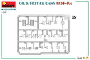 MiniArt 49006 OIL &amp;amp; PETROL CANS 1930-40s 1/48 – immagine 3