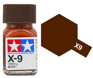 Peinture émail Tamiya X9 marron (80009)