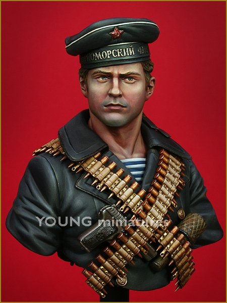 Young Miniatures YM1821 The Black Devil The Soviet Naval Infantry in the WW2 1/10 – Bild 8