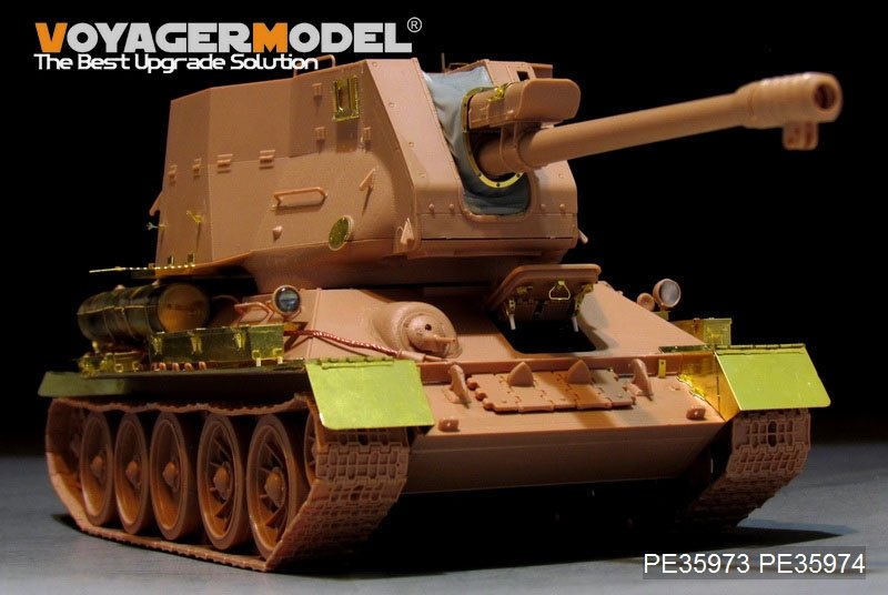 Voyager Model PE35973 Egyptain T-34/122 S.P.G Basic For RFM 5013 1/35 – immagine 8