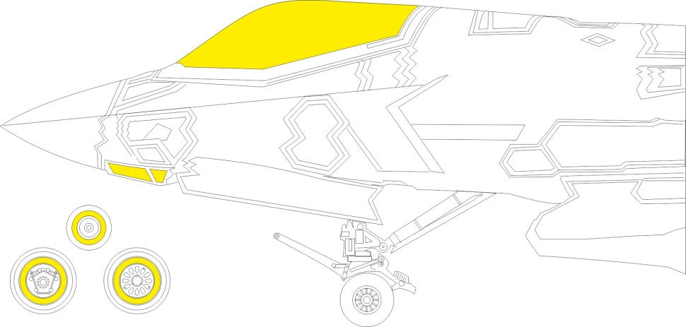 Eduard BIG72184 F-35B detail set Tamiya 1/72 – imagen 8