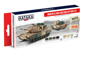 Hataka HTK-AS67 Modern US Army and USMC AFV paint set (8x17ml) – immagine 2