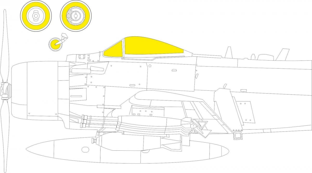 Eduard 644176 A-1H LööKplus TAMIYA 1/48 – zdjęcie 4
