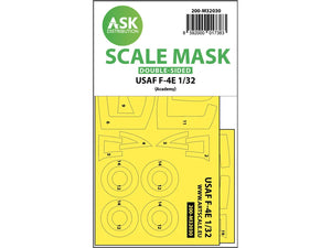 Art Scale Kit M32030 USAF F-4E Phantom Viet-Nam War Double-Sided Mask for Academy 1/32