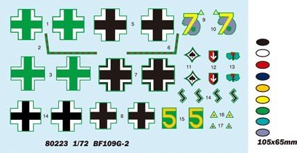 Hobby Boss 80223 Bf109 G-2 1/72 – zdjęcie 2