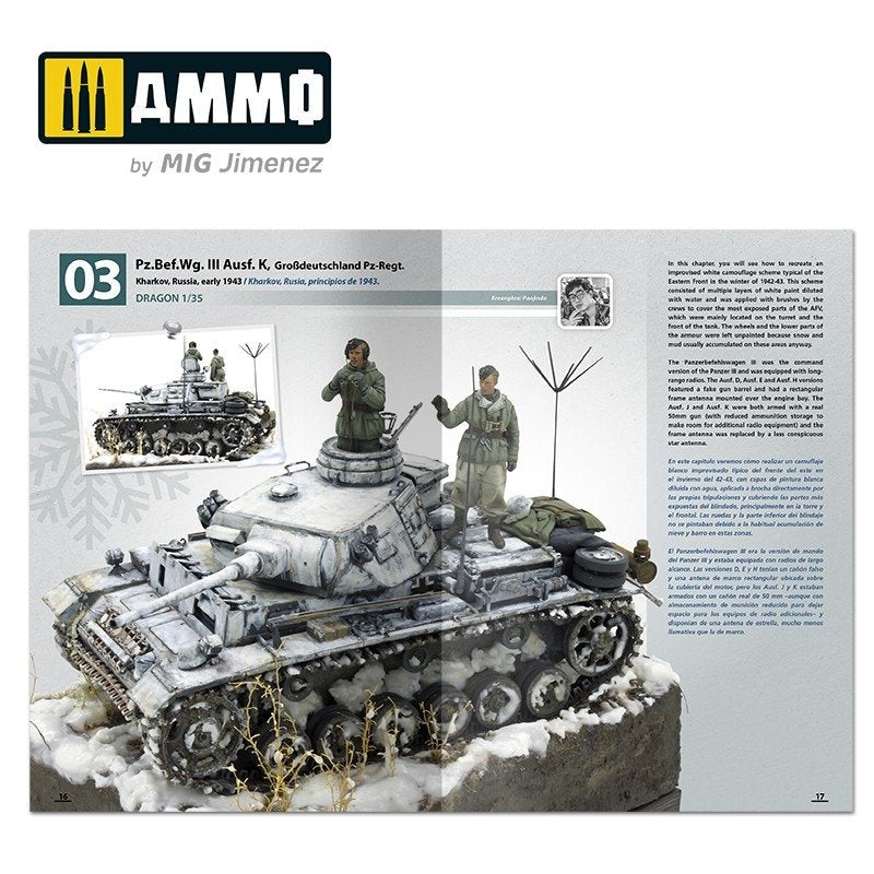 Ammo of Mig 6039 How to Paint Winter WWII German Tanks Multilingüal (Eng - Spa) – immagine 4