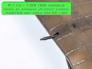 Master AM-32-120 PZL P.11c - zestaw detali - lufy karabinu wz. 33, celowniki oraz dysza Venturiego (do modelu IBG) 1/32 – immagine 6