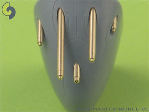 Master AM-48-023 P-38 Lightning late type armament (.50 cal Brownings with covered cooling jackets, 20mm cannon tips) 1/48 – zdjęcie 3