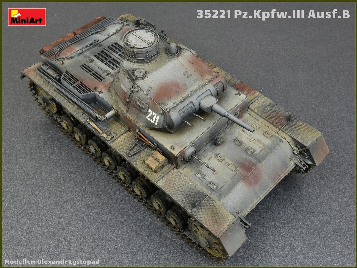 MiniArt 35221 Pz.Kpfw.III Ausf.B w/Crew 1/35 – immagine 6