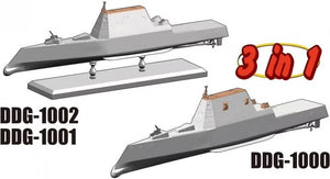 Dragon 7148 U.S.S Zumwalt/Michael Monsoor/Lyndon B. Johnson 1/700 – Bild 2