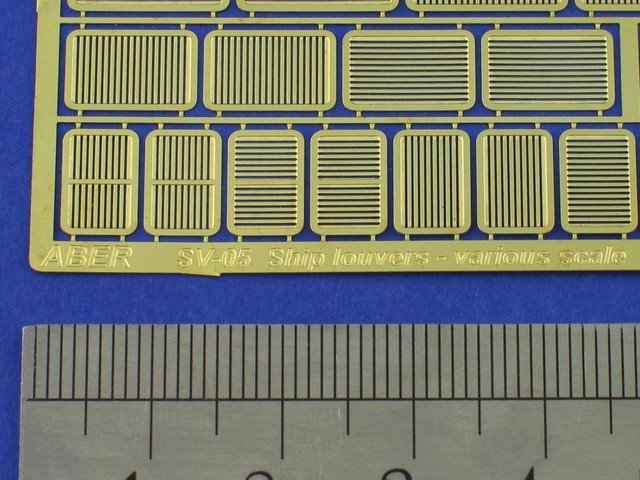 Aber SV-05 Ship louvers various scale (first selection) – Bild 2