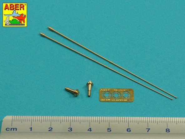 Aber R-44 Zestaw 2 anten VHF pojazdów NATO / Set of 2 NATO antennas with mount bases 1/35 – imagen 2