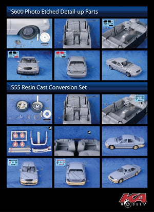 KA Models KE-24039 Mercedes BENZ S600 DETAIL-UP ETCHED PART 1/24 – immagine 2