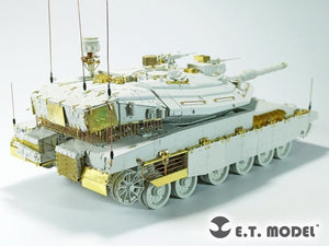 E.T. Model EA35-131 Israel Merkava Mk.4/4 LIC MBT Chains Set For Meng 1/35 – immagine 2