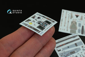 Quinta Studio QD32022 MiG-29SMT 3D-Printed &amp;amp; coloured Interior on decal paper (for Trumpeter kit) 1/32 – immagine 4