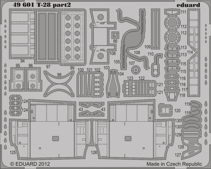 Eduard 49601 T-28 SA RODEN 1/48 – image 3