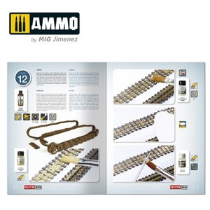 AMMO of Mig Jimenez 6602 SOLUTION BOOK 19 - How to Paint WWII German D.A.K .Vehicles (English, Castellano, Francais, Deutsch) – immagine 5