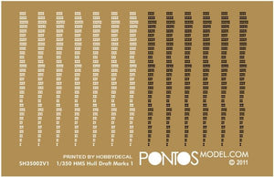 Pontos 35002F1 HMS Dreadnought Detail Up Set 1/350 – Bild 10