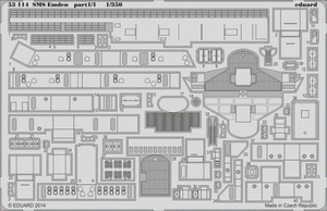 Eduard 53114 SMS Emden partie 1 REVELL 1/350