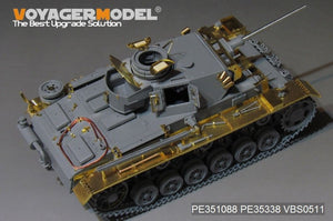 Voyager Model PE351088 WWII German Pz.KPfw.III Ausf.M basic Dragon 1/35 – immagine 3