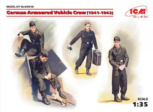 ICM 35614 German Armoured Vehicle Crew (1941-1942) 1/35