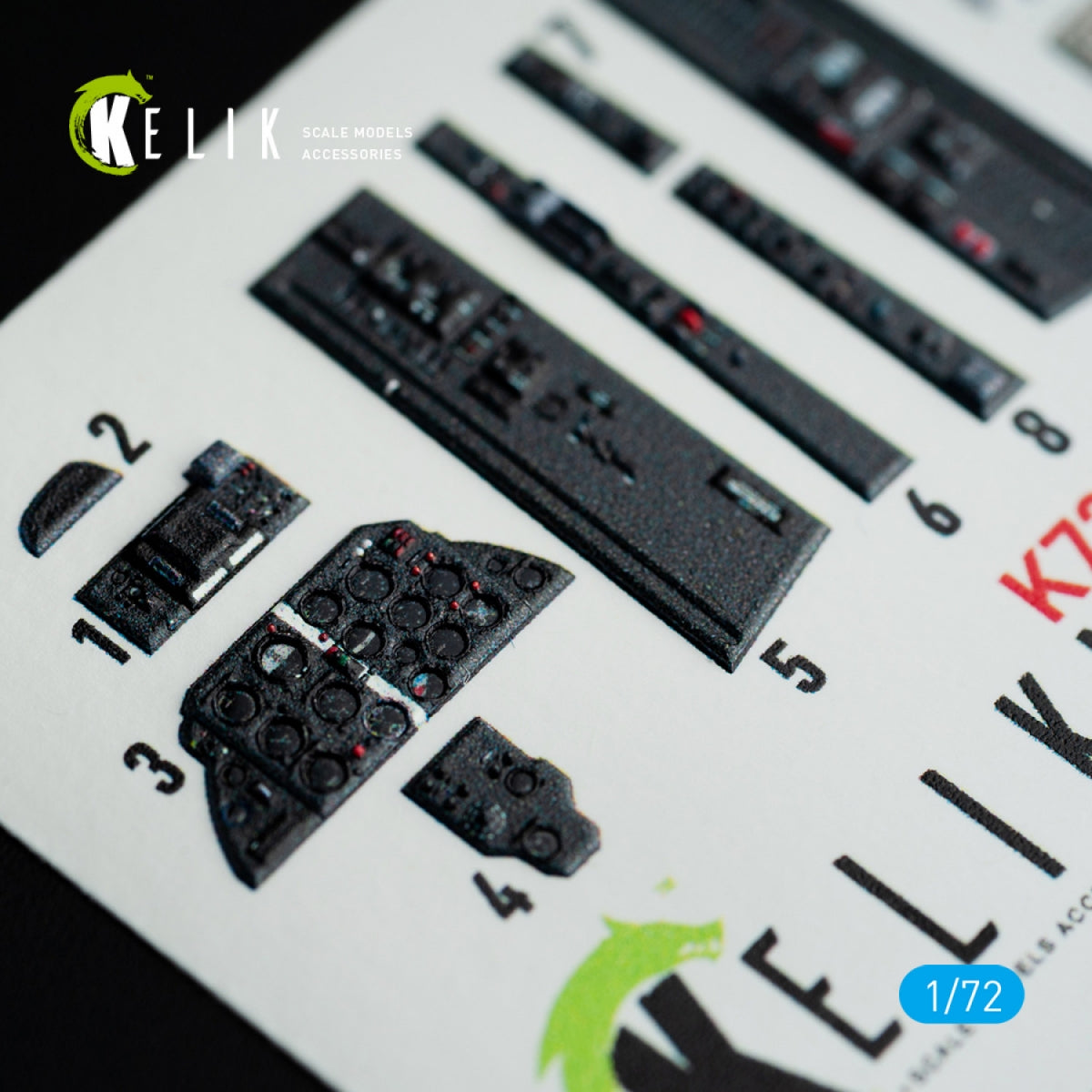 KELIK K72059 MIG-21 F-13 INTERIOR 3D DECALS FOR REVELL KIT 1/72 – Bild 2