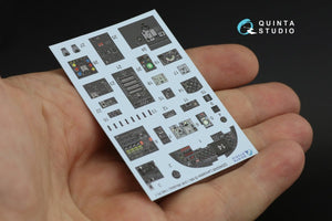 Quinta Studio QD48248 Lancaster B Mk.I 3D-Printed &amp;amp; coloured Interior on decal paper (HK Models) 1/48 – zdjęcie 12