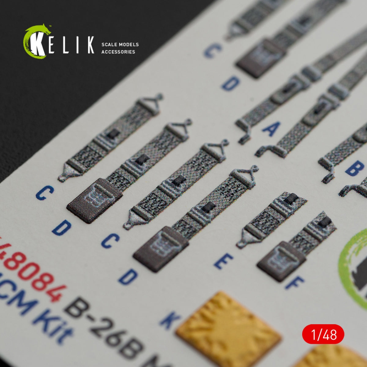 KELIK K48084 B-26B Marauder interior 3D decals for ICM kit 1/48 – zdjęcie 9