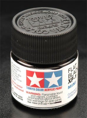 Tamiya XF1 Flat Black (81701) Acrylic paint 10ml – Bild 3