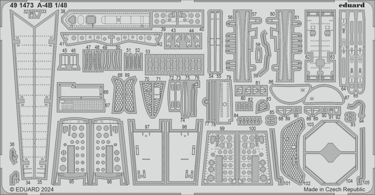 Eduard 491473 A-4B HOBBY 2000, HASEGAWA 1/48 – immagine 2