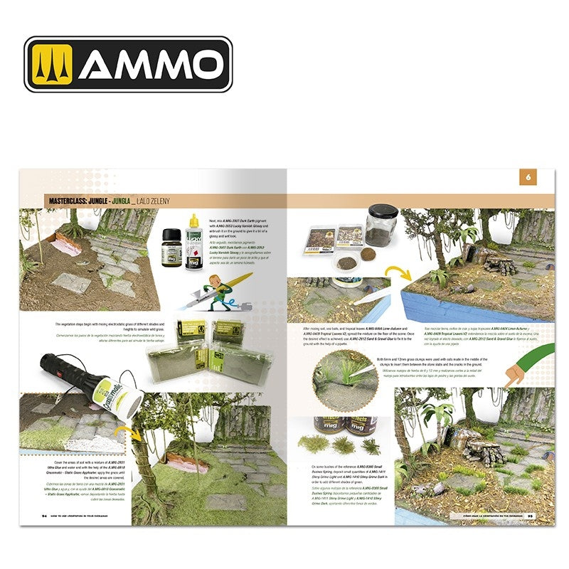 AMMO of Mig Jimenez 6254 MODELLING SCHOOL - How to use Vegetation in your Dioramas (Bilingual- English, Spanish) – imagen 8