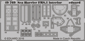 Eduard 49769 Sea Harrier FRS.1 interior KINETIC MODEL 1/48 – Bild 2