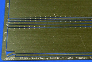 Aber 35193 Char lourd russe KV-1 - vol.3 - ensemble supplémentaire - ailes, modèle tardif (1/35) – image 4