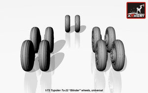 Armory Models AW72043 Tupolev Tu-22 Blinder wheels 1/72 – zdjęcie 5