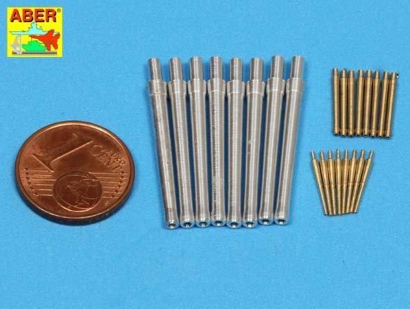 Aber 350L-64 Set of Barrels for H.M.S. Warspite battleship- 15” Mk.Ix 8; 6” Mk.XII x 8; 4” Mk.XVI x 8 1/350 – Bild 3
