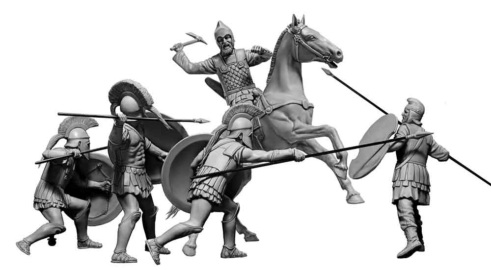 Master Box 32015 Persian Heavy Infantryman Greco-Persian Wars 1/32 – image 4