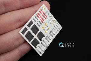 Quinta Studio QD48033 F-16I 3D-Printed &amp;amp; coloured Interior on decal paper (for Kinetic kit) 1/48 – Bild 2