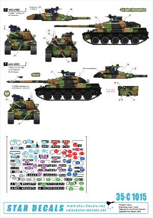 Star Decals 35-C1015 French AMX-30 B2 1/35 – Bild 2