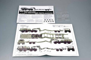 Trumpeter 00212 MAZ-537G Late Production type with MAZ/ChMZAP-5247G semitraii 1/35 – image 8