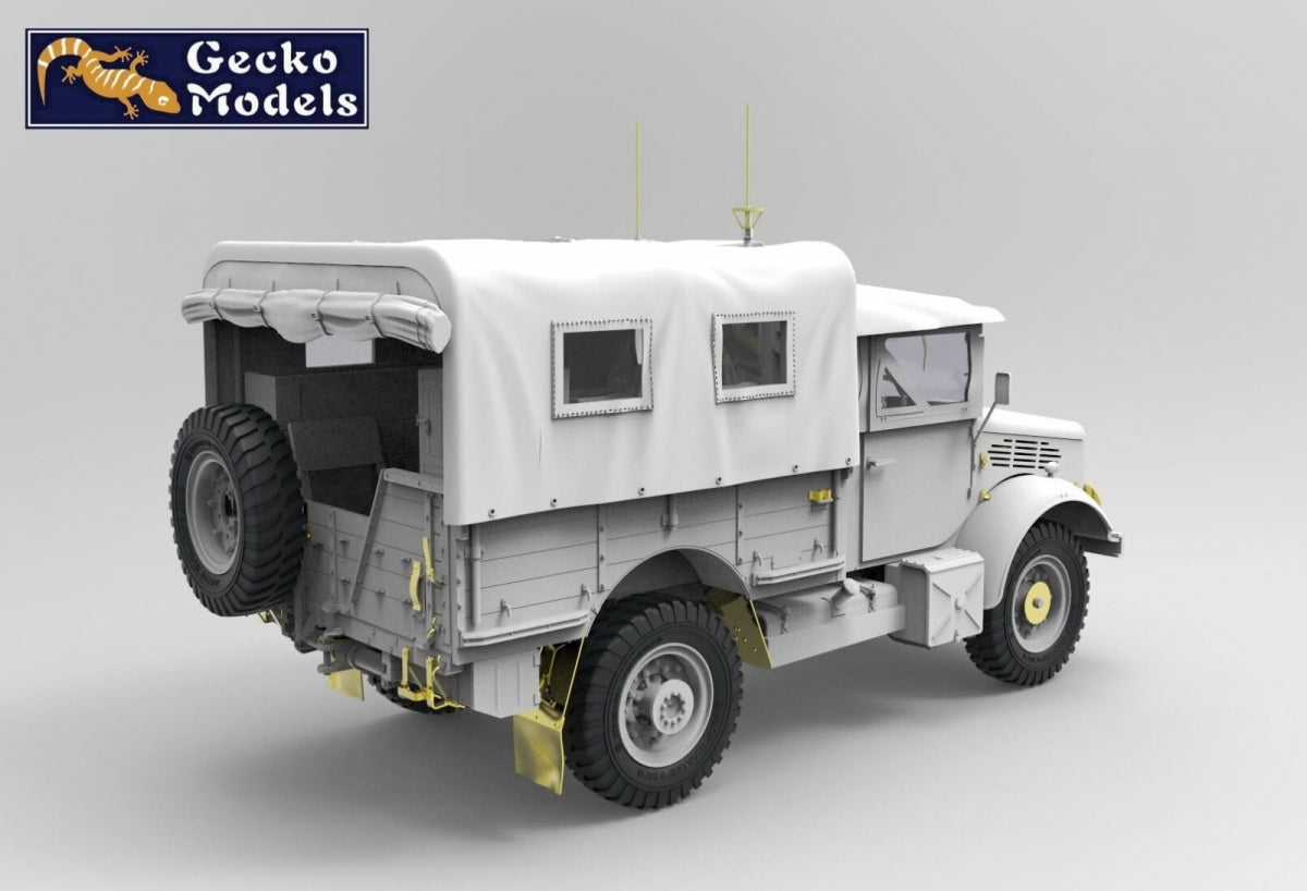 Gecko Models 35GM0061 WWII British Bedford MWR FFW Radio command truck 1/35 – Bild 2