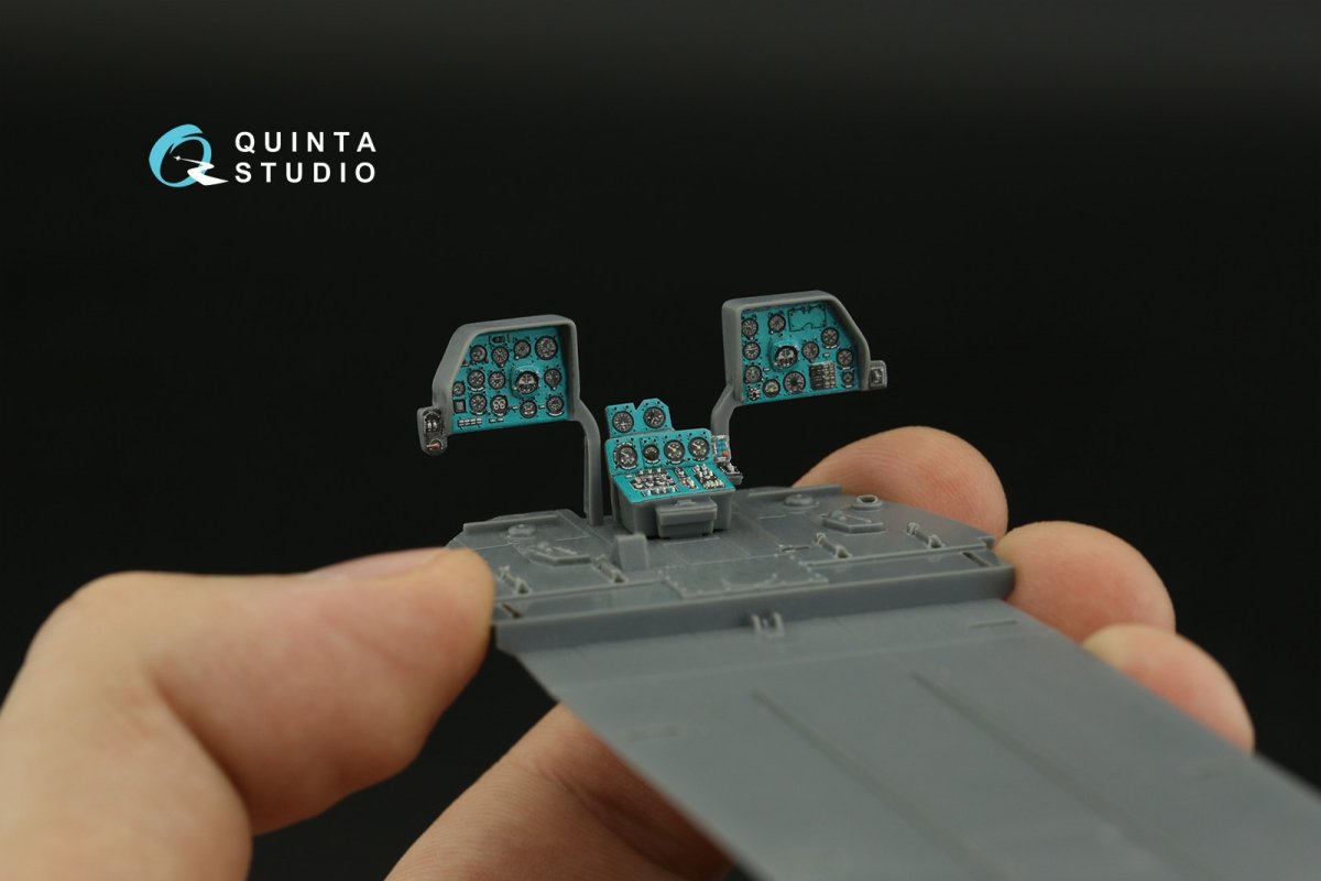 Quinta Studio QDS-48380 Mi-8MT 3D-Printed &amp;amp; coloured Interior on decal paper (AMK) (Small version) 1/48 – Bild 7