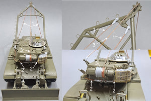 Kit de mise à niveau Eureka XXL ER-3572 pour le véhicule de génie de combat M728, compatible avec la maquette AFV Club 35254 au 1/35 – image 7