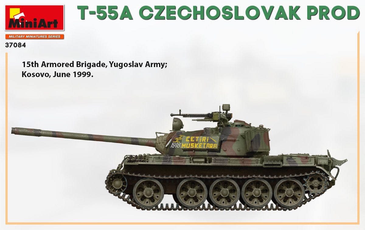 Miniart 37084 T-55A CZECHOSLOVAK PRODUCTION 1/35 – immagine 10
