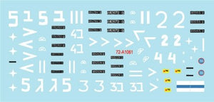 Star Decals 72-A1061 Marquages ​​pour véhicules blindés israéliens n° 6 (1960 et Guerre des Six Jours). M51 Super Sherman + M1 Super Sherman /72 – image 3