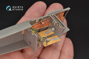 Quinta Studio QD32060 Fokker Dr.1 3D-Printed &amp;amp; coloured Interior on decal paper (for Roden kit) 1/32 – immagine 4